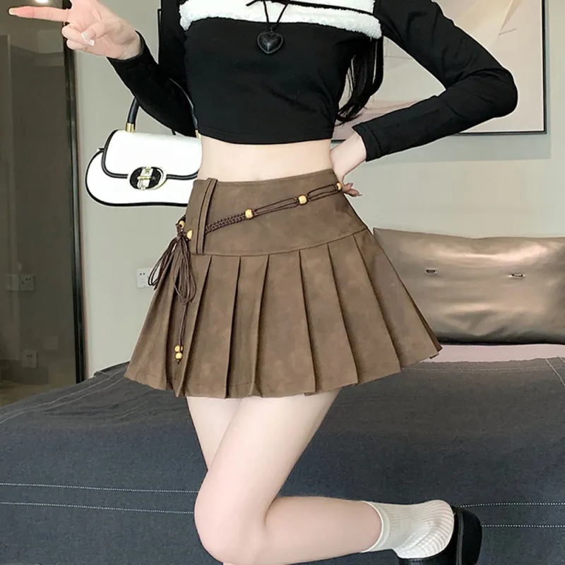 GTLA Leather Short Skirts Women's-20