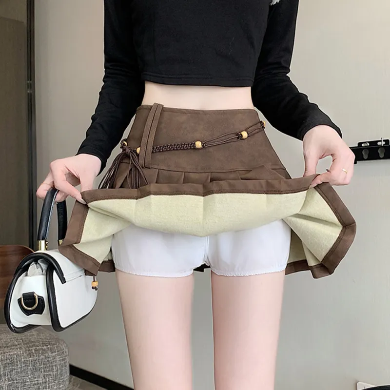 GTLA Leather Short Skirts Women's-19
