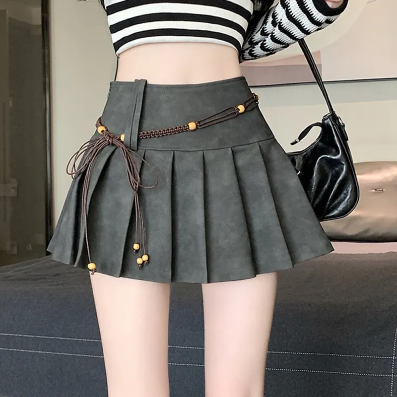 GTLA Leather Short Skirts Women's-13