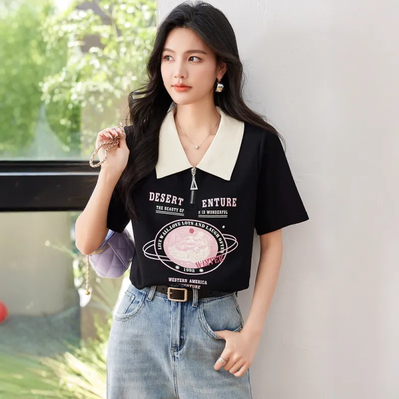 GTLA T Shirts Women's Black-6