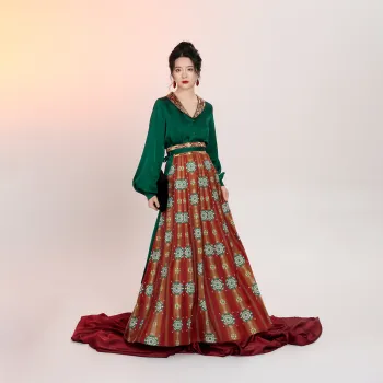 Weaving Division Hanfu Women's Two Piece Set