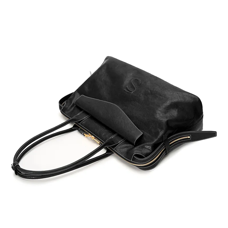 FIEDLE&SISSI Vegetable Tanned Leather Shoulder Bag Women's Multicolor-4