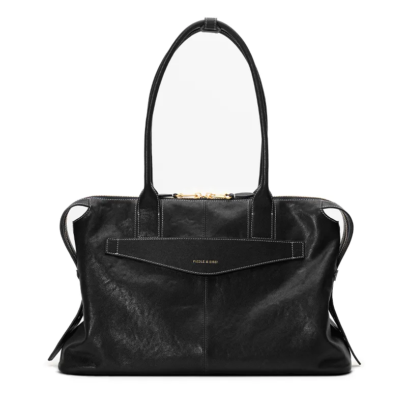 FIEDLE&SISSI Vegetable Tanned Leather Shoulder Bag Women's Multicolor-1