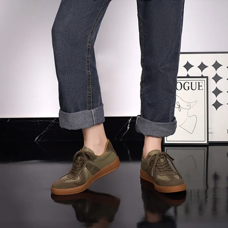 RHYTHM OF JOY Slip-Resistant Low-Top Skateboard Shoes Women's-5