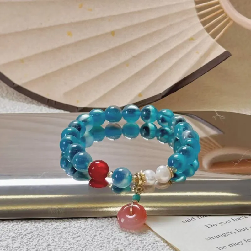 ZKY Agate Jade Bracelets Unisex-4