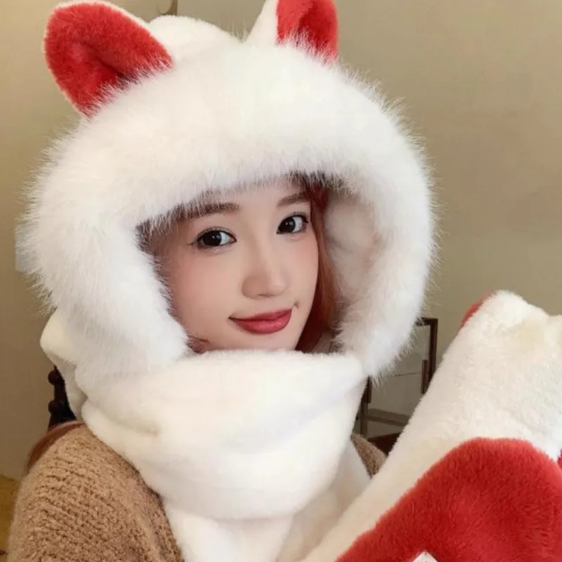 ZKY Polyester Hoods & Plush Hats Unisex-2