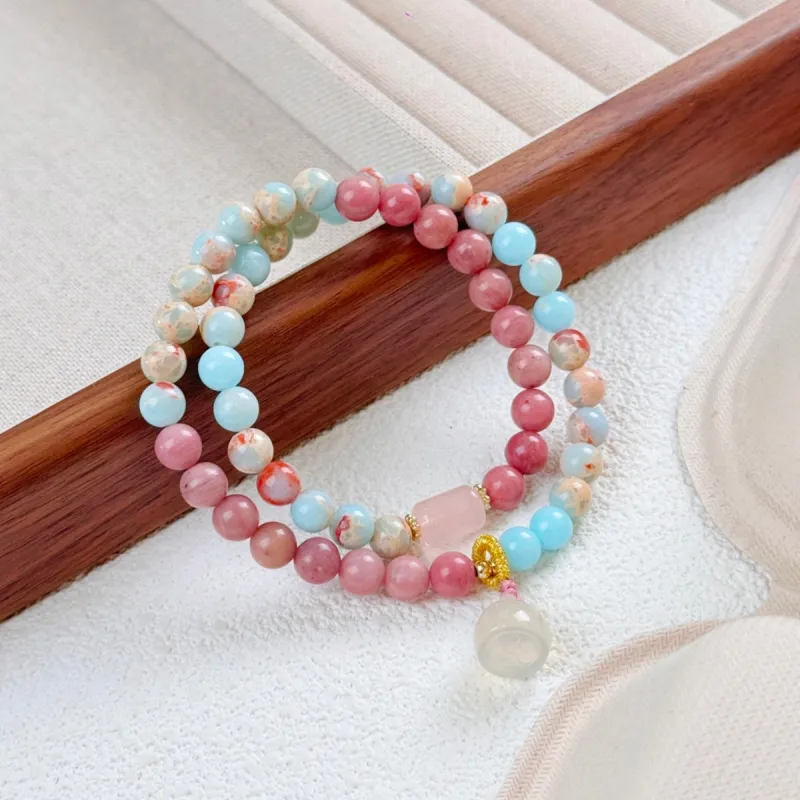ZKY Shoushan Stone Jade Bracelets Unisex-2