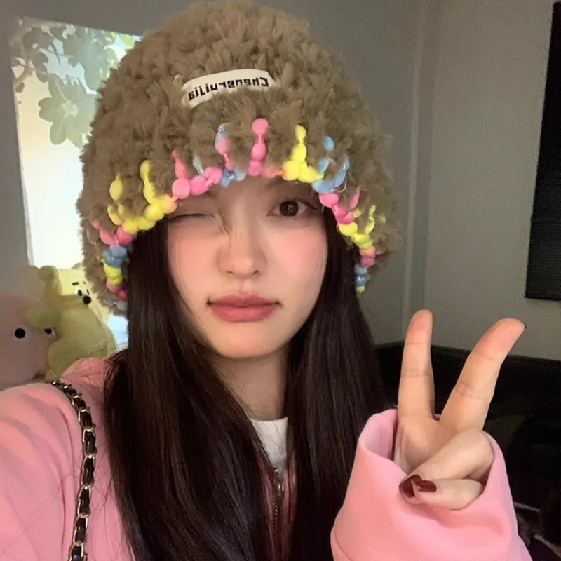 ZKY Polyester Bucket Hats Women's-4