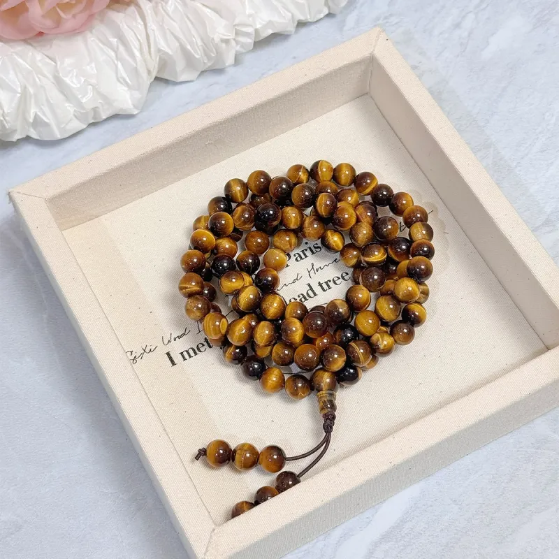 ZKY Tiger's Eye Stone Bracelets Unisex-2