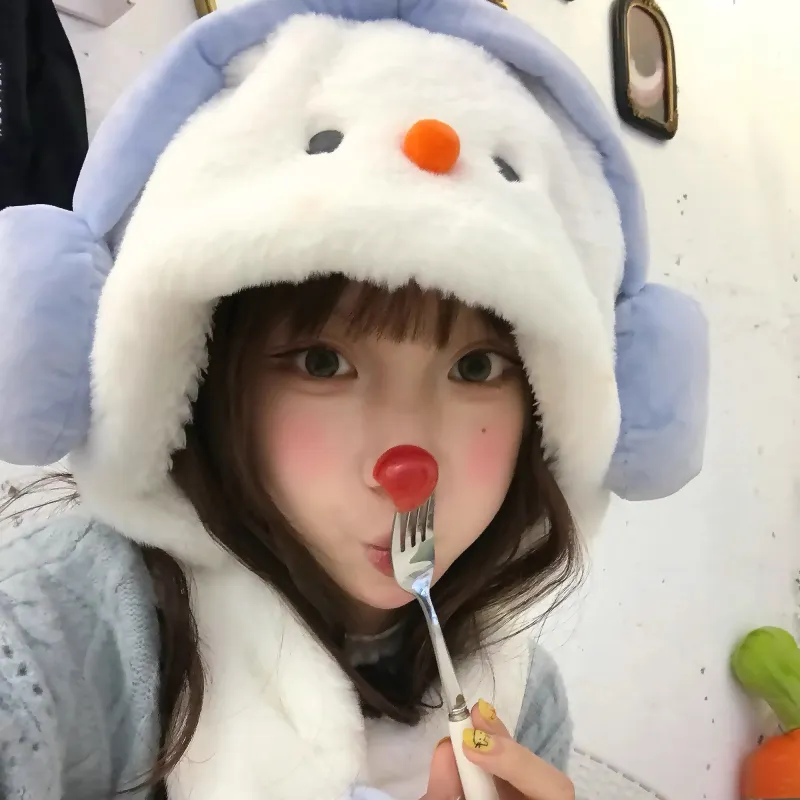 ZKY Polyester Hoods & Plush Hats Unisex-3