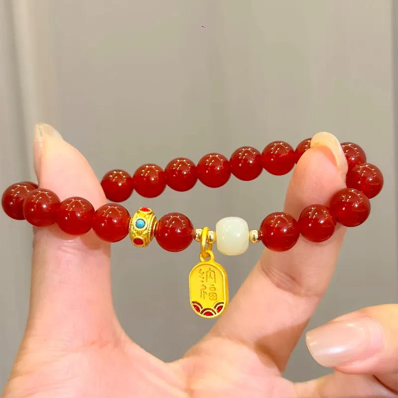 ZKY Agate Jade Bracelets Unisex-1