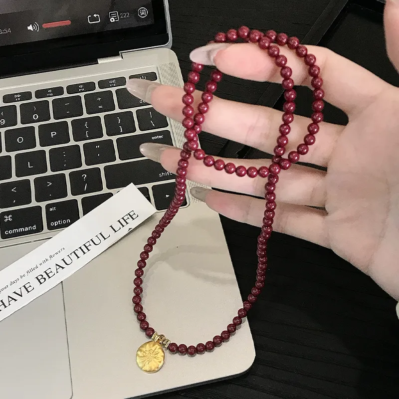 ZKY Cinnabar Jade Bracelets Unisex-1