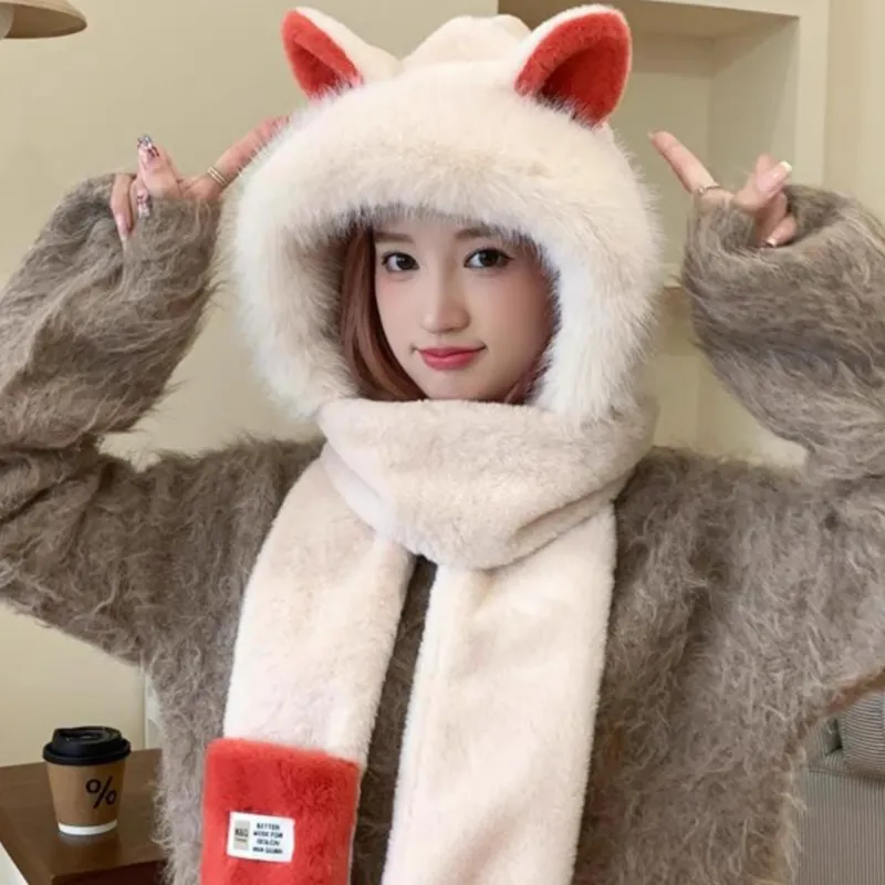 ZKY Polyester Hoods & Plush Hats Unisex-1