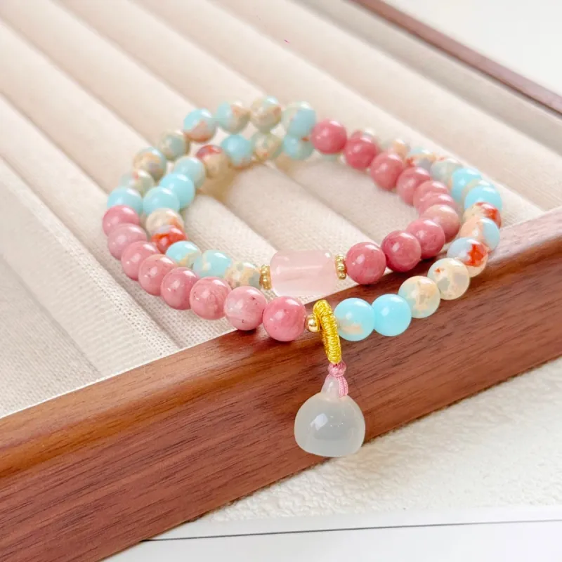 ZKY Shoushan Stone Jade Bracelets Unisex-4