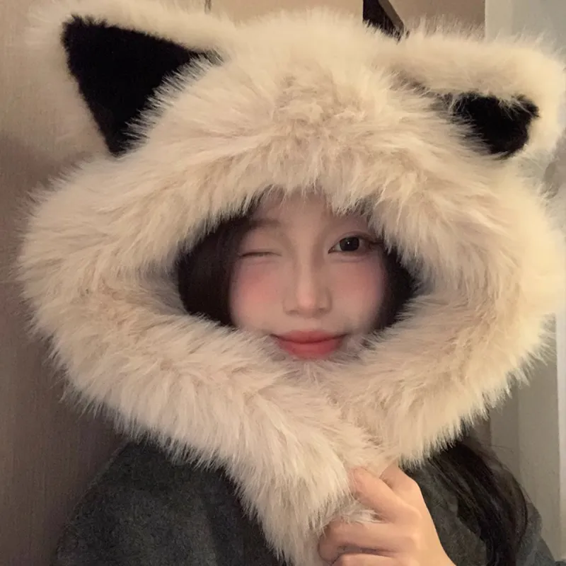 ZKY Polyester Hoods & Plush Hats Unisex-2
