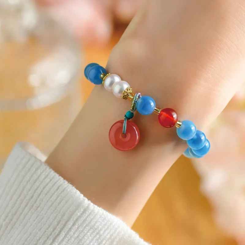 ZKY Agate Jade Bracelets Unisex-3
