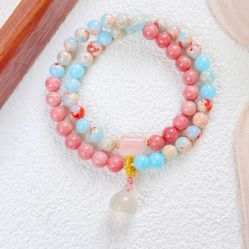 ZKY Shoushan Stone Jade Bracelets Unisex-3