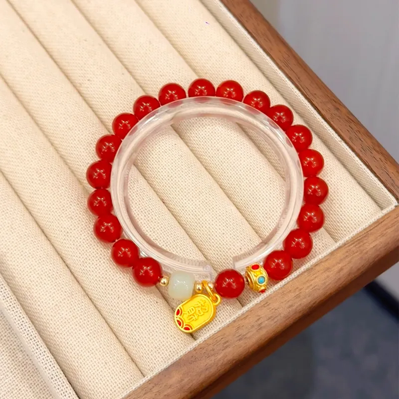 ZKY Agate Jade Bracelets Unisex-4