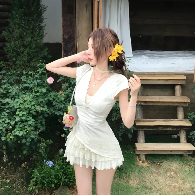 AURORA MUSE Short Sleeved Dress Women's-5