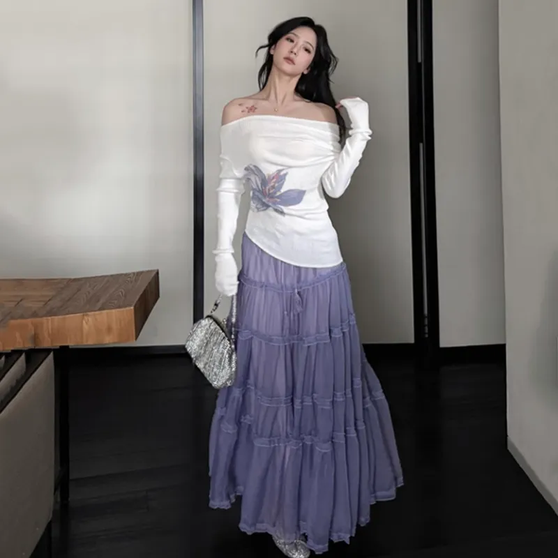 AURORA MUSE Two Piece Skirt Sets Women's-1