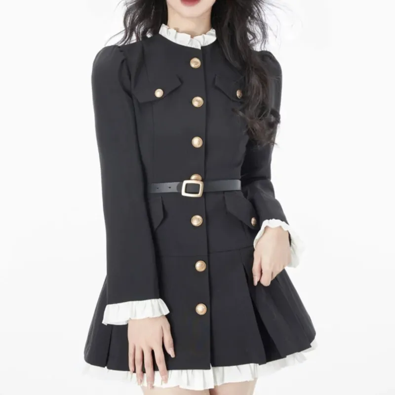 FLIM Long Sleeved Dresses Women's-2