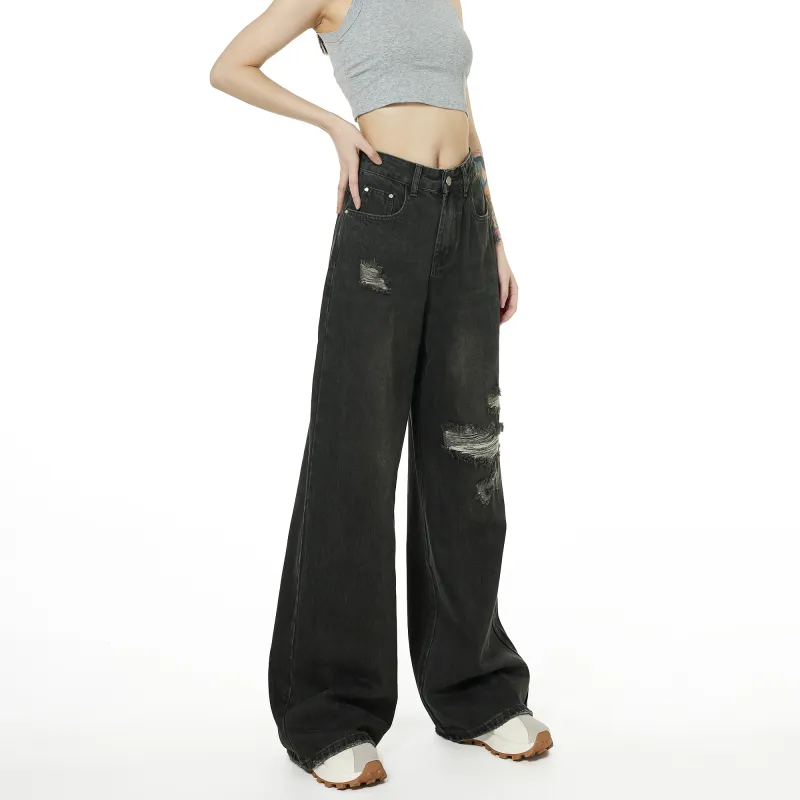 AURORA MUSE Jeans Women's Gray Green-3