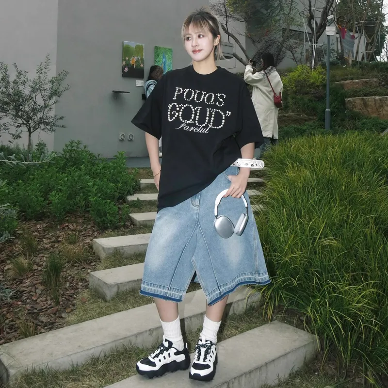 AURORA MUSE Drop Shoulder Sleeve T Shirt Women's-9