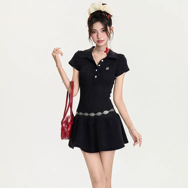 AURORA MUSE Short Sleeved Dress Women's-8