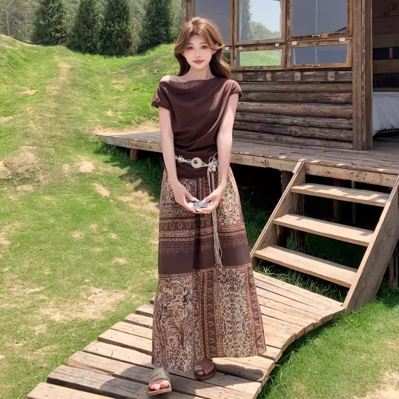 AURORA MUSE Two Piece Skirt Sets Women's-2