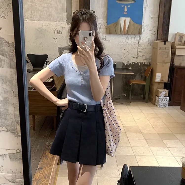 AURORA MUSE Casual Short Skirts Women's-7
