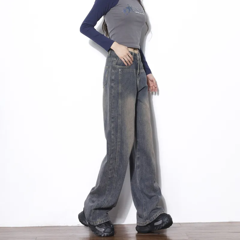 AURORA MUSE Jeans Women's Concrete Gray-4