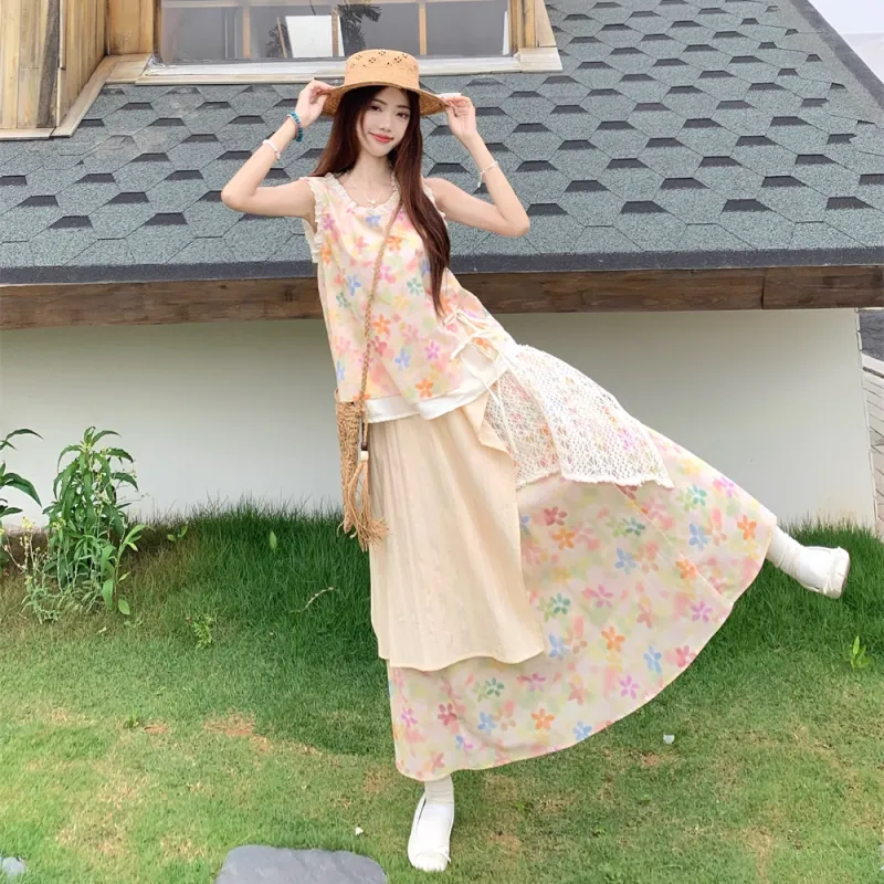 AURORA MUSE Two Piece Skirt Sets Women's-5
