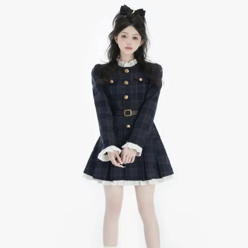 FLIM Long Sleeved Dresses Women's-17