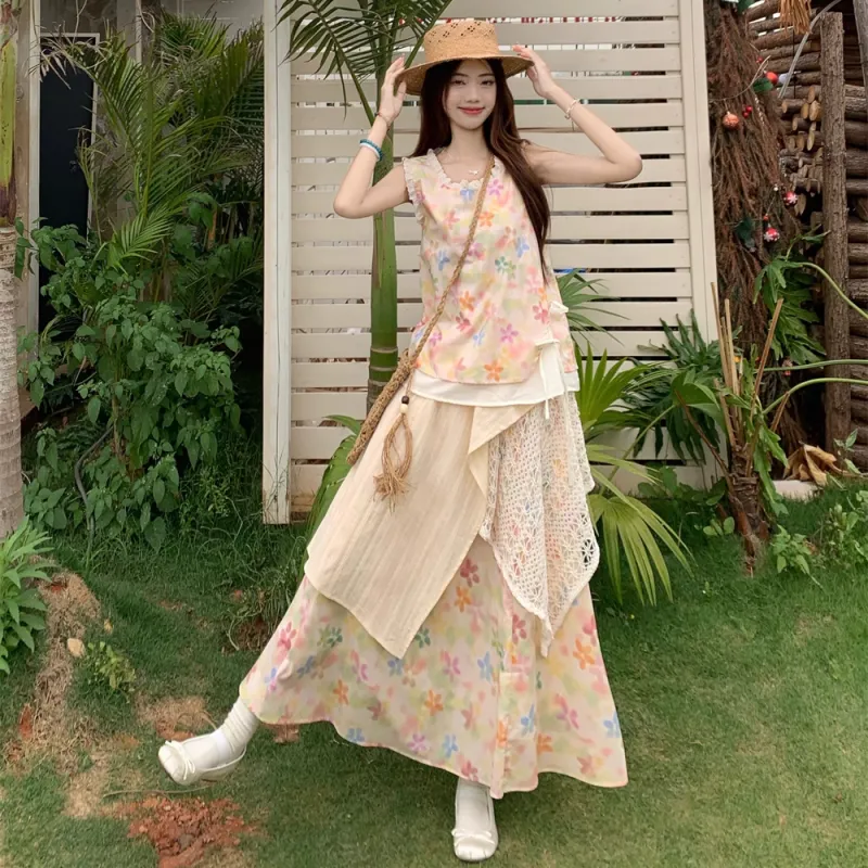 AURORA MUSE Two Piece Skirt Sets Women's-4
