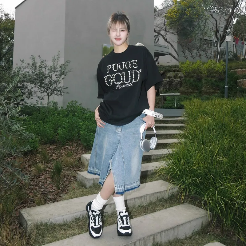AURORA MUSE Drop Shoulder Sleeve T Shirt Women's-8