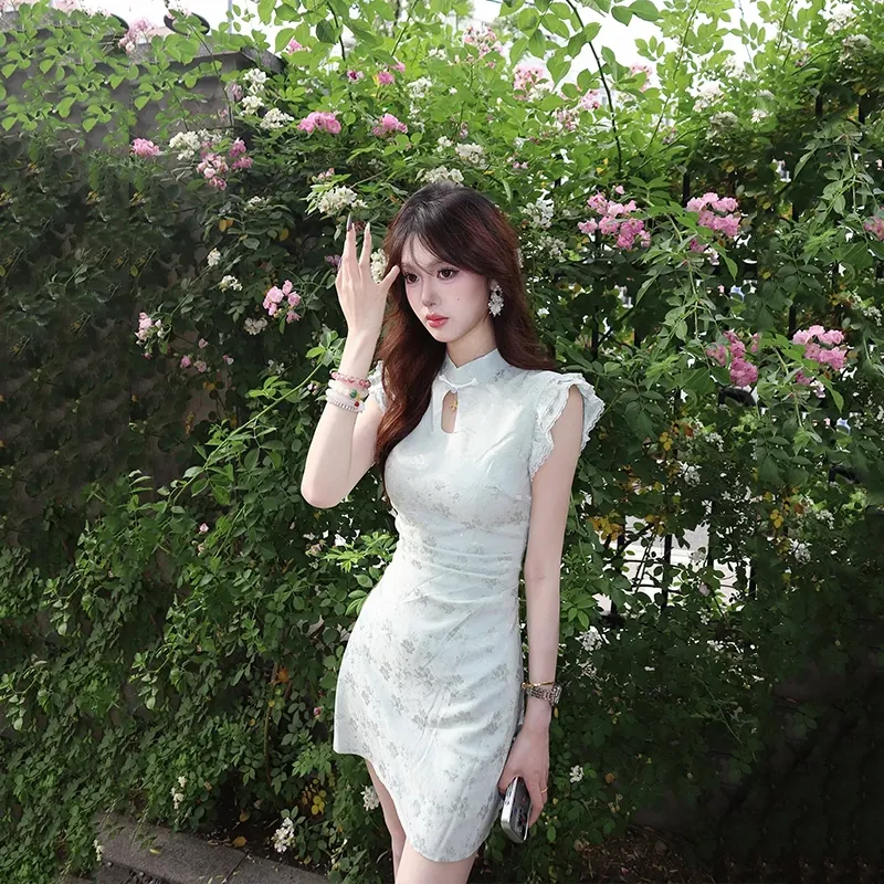 AURORA MUSE Short Sleeved Dress Women's-4