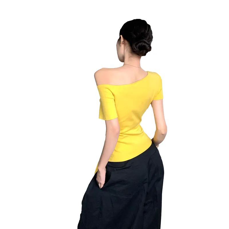 AURORA MUSE T Shirt Women's Yellow-1