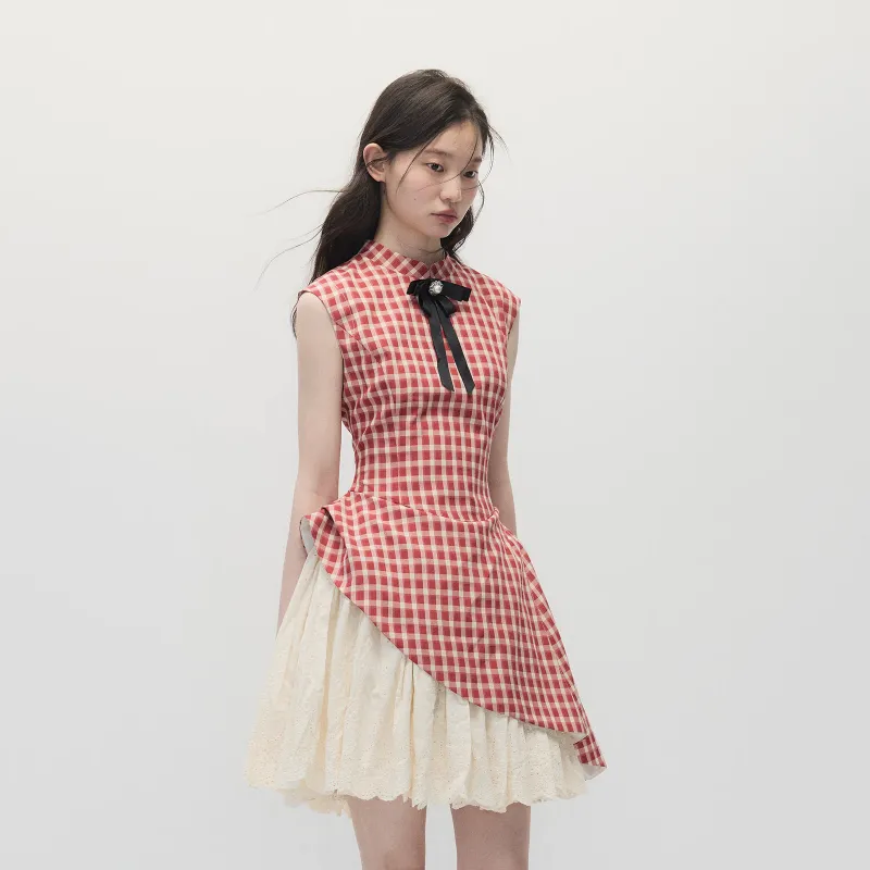 AURORA MUSE Sleeveless Dress Women's Red-5