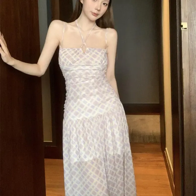 AURORA MUSE Slip Dresses Women's Pink Purple-4