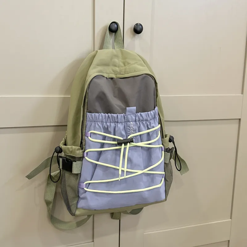 ZOGA Nylon Backpack Unisex Multicolor-14