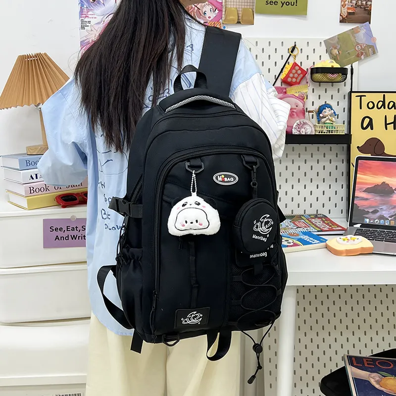 ZOGA Oxford Backpack Unisex Black/White/Purple/Blue/Coffee-9