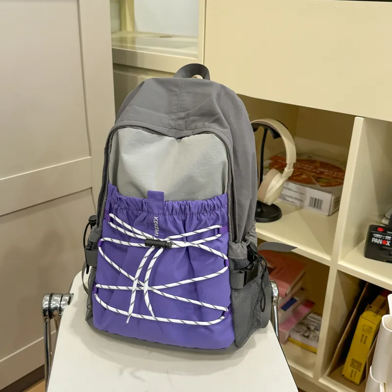 ZOGA Nylon Backpack Unisex Multicolor-10