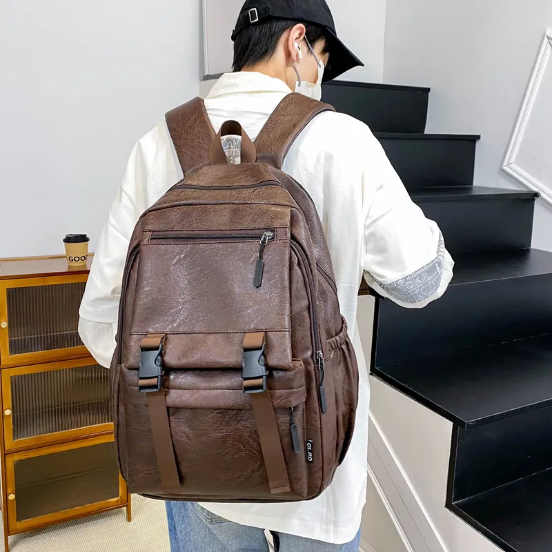 ZOGA PU Backpack Regular Unisex Multicolor-5