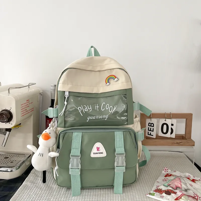 ZOGA Nylon With PVC Backpack Women's Multicolor-7