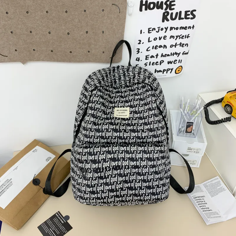ZOGA Composite Cloth Backpack Regular Unisex Multicolor-3