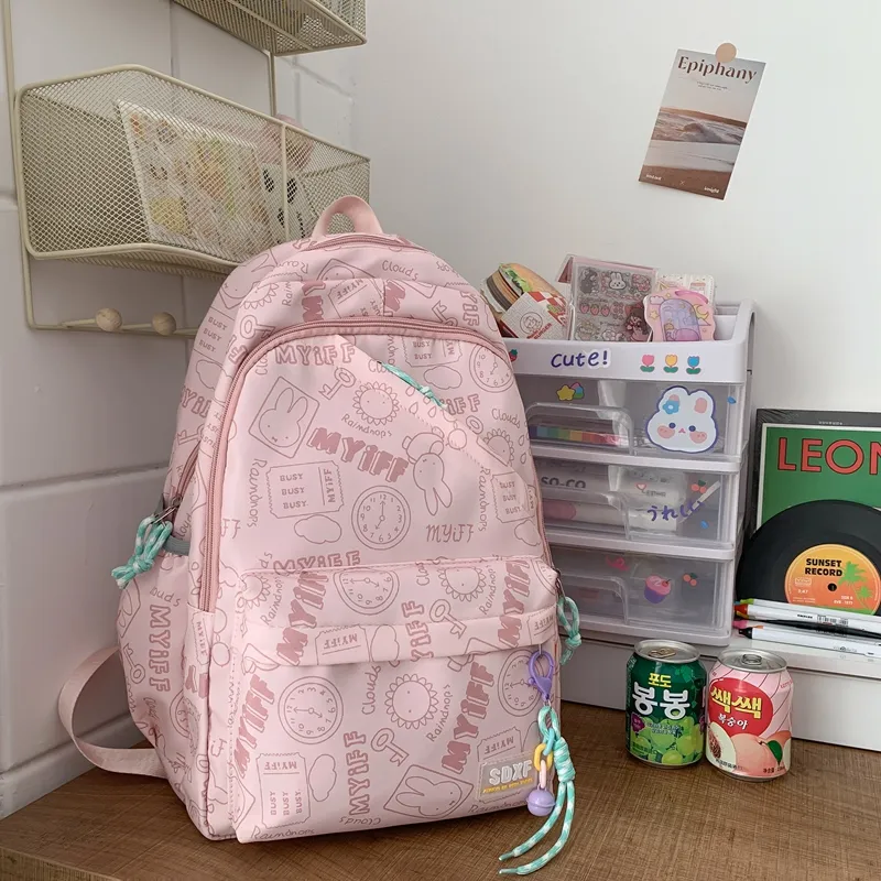 ZOGA Nylon Backpack Unisex Multicolor-9