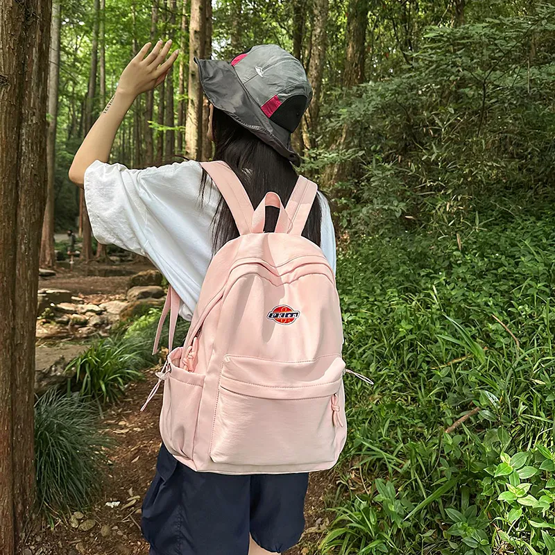 ZOGA Nylon Backpack Unisex Black/Pink/Purple/Blue/Yellow/Green-4