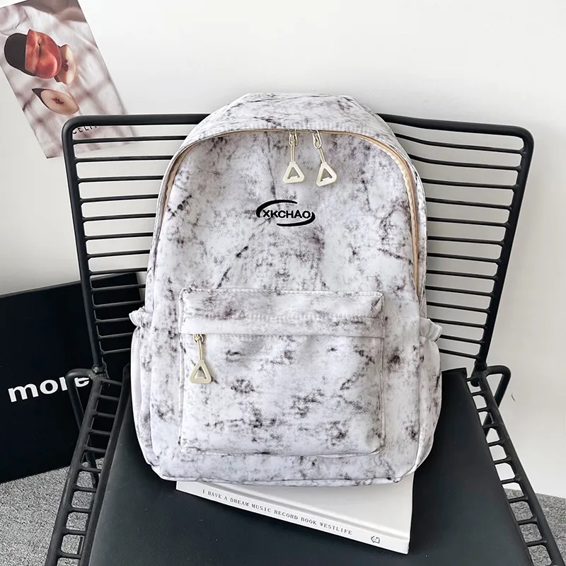 ZOGA Nylon Backpack Unisex Gray/Black/Red/Blue-1