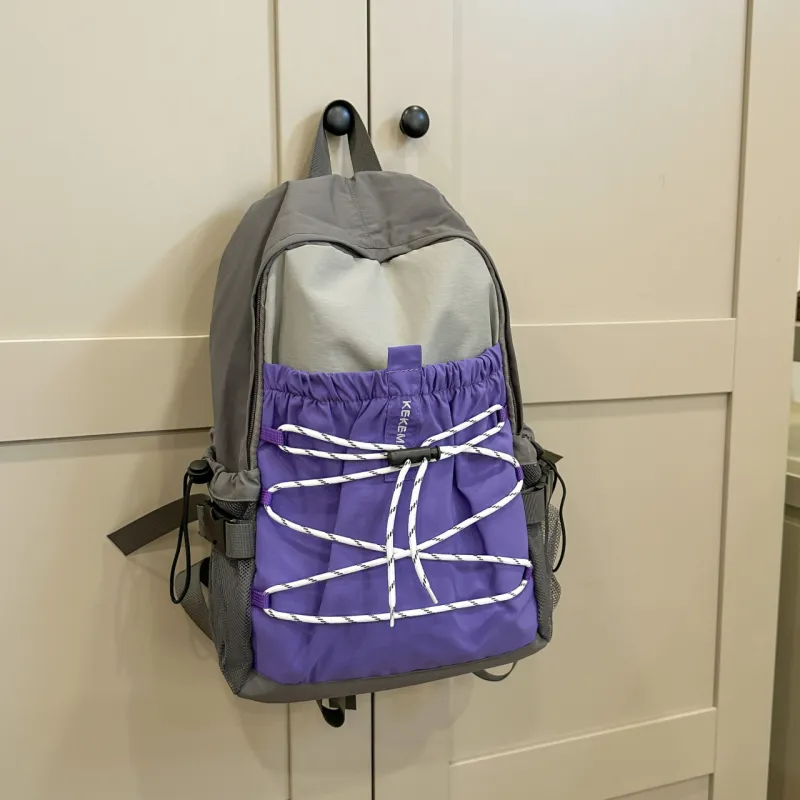 ZOGA Nylon Backpack Unisex Multicolor-11
