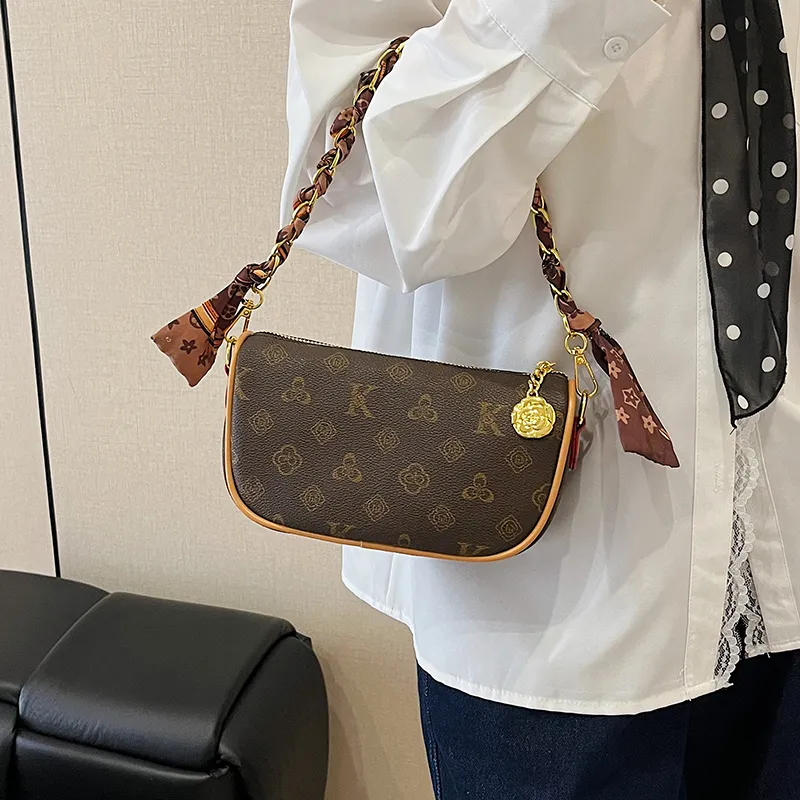 ZOGA PU Shoulder Bag Unisex Coffee/Brown-8